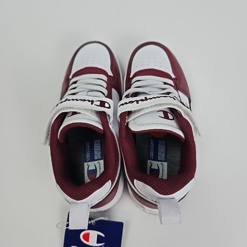 Champion Arena Power Low Red White Skater Sneakers Size 11 Boys