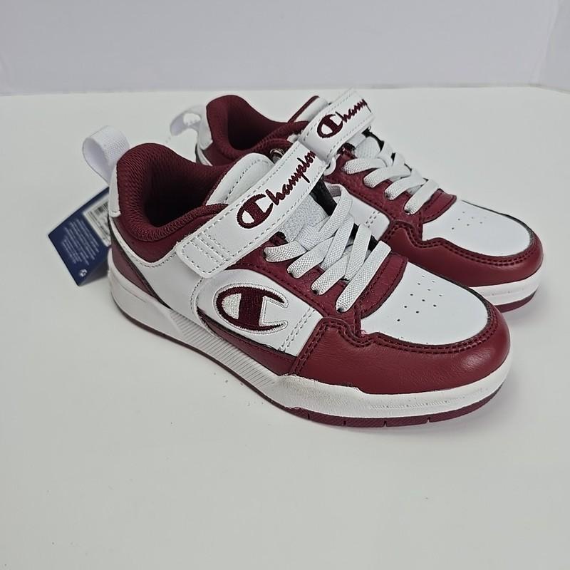 Champion Arena Power Low Red White Skater Sneakers Size 11 Boys