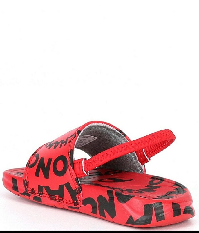 Champion Baby Mega Allover Print Swirl Slides Sandals Size 5