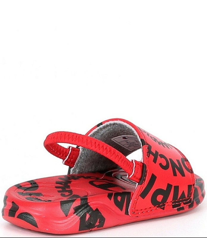 Champion Baby Mega Allover Print Swirl Slides Sandals Size 5