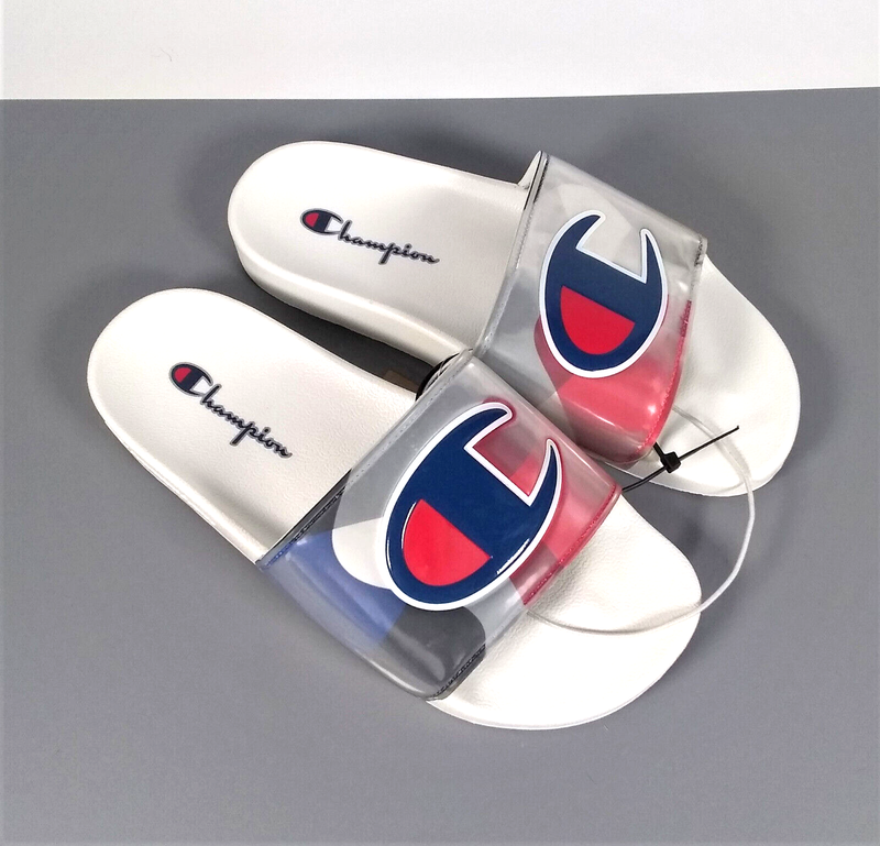 Champion Slides Women's Size 8 IPO Optic White New