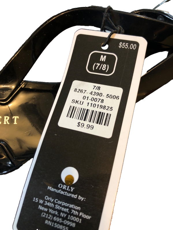 Charles Albert Black Jelly Studded Sandals Women’s Shoe Size M 7-8