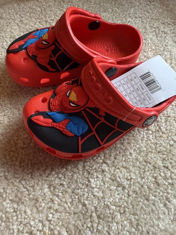 Children's Croc Shoe Spiderman Boys And Girls Beach Shoe Slippers Sandals