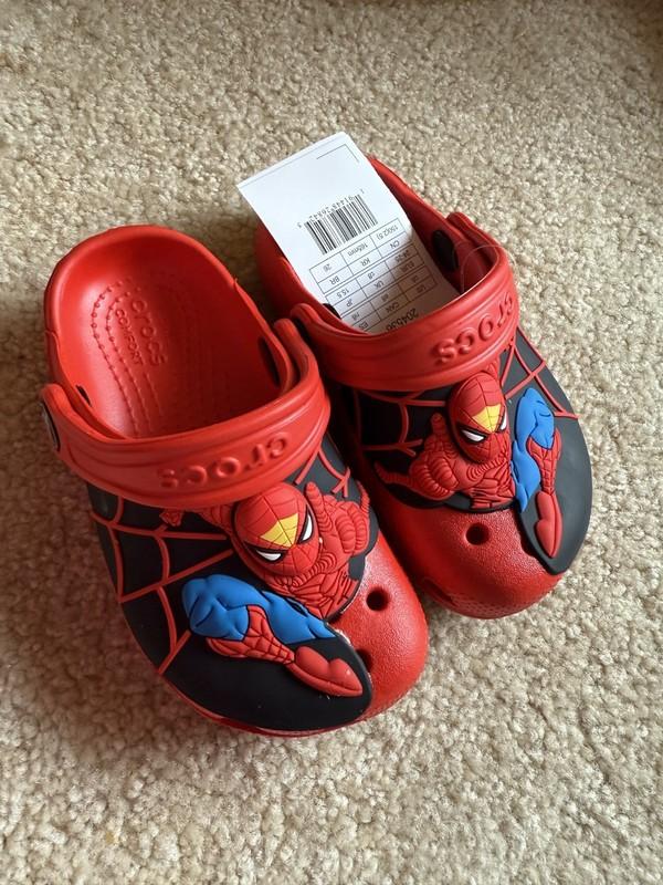 Children's Croc Shoe Spiderman Boys And Girls Beach Shoe Slippers Sandals