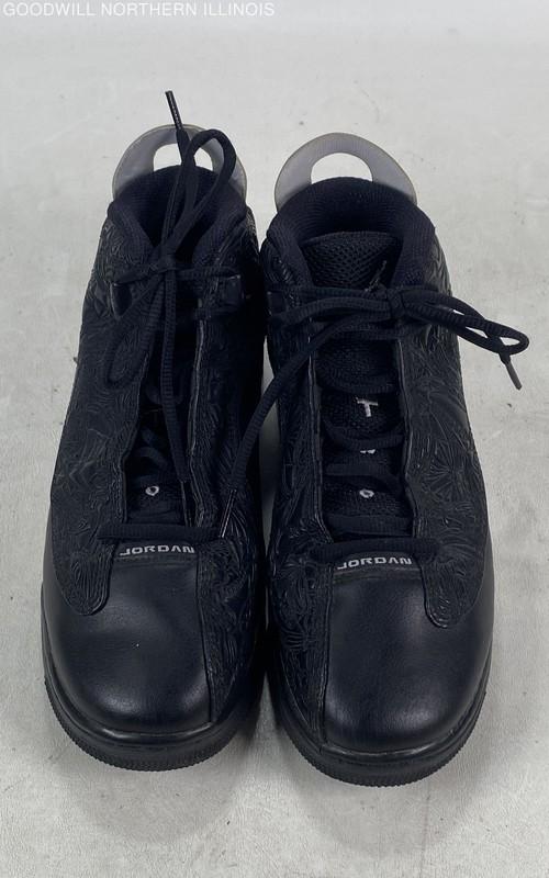 Children's Jordan Dub Zero GS Black Wolf Grey Sneakers Shoes Size 7Y