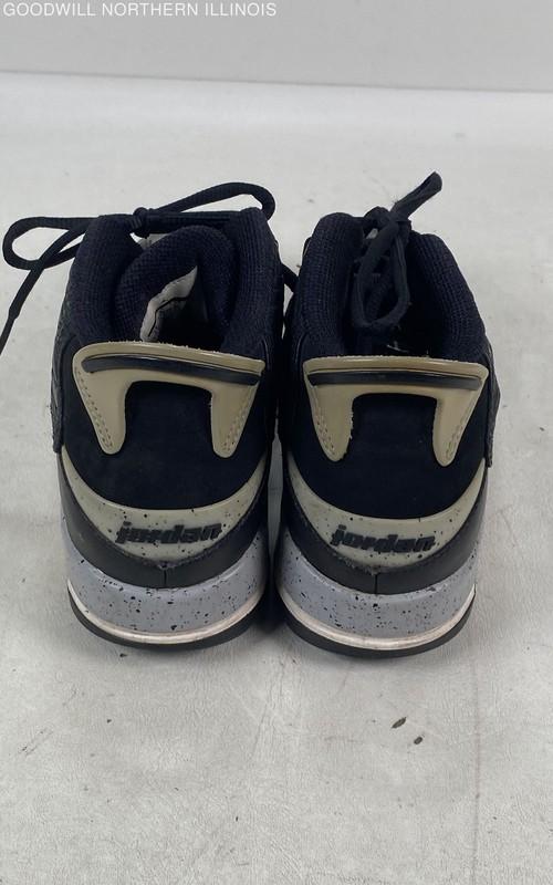 Children's Jordan Dub Zero GS Black Wolf Grey Sneakers Shoes Size 7Y