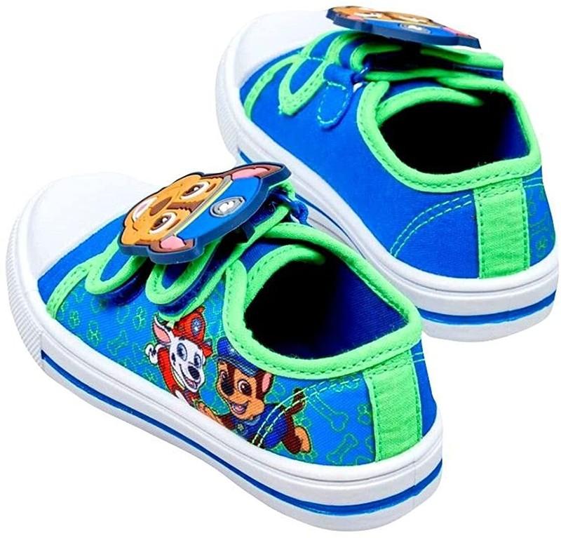 Childrens Boys Girls Paw Patrol Palau Canvas Shoes