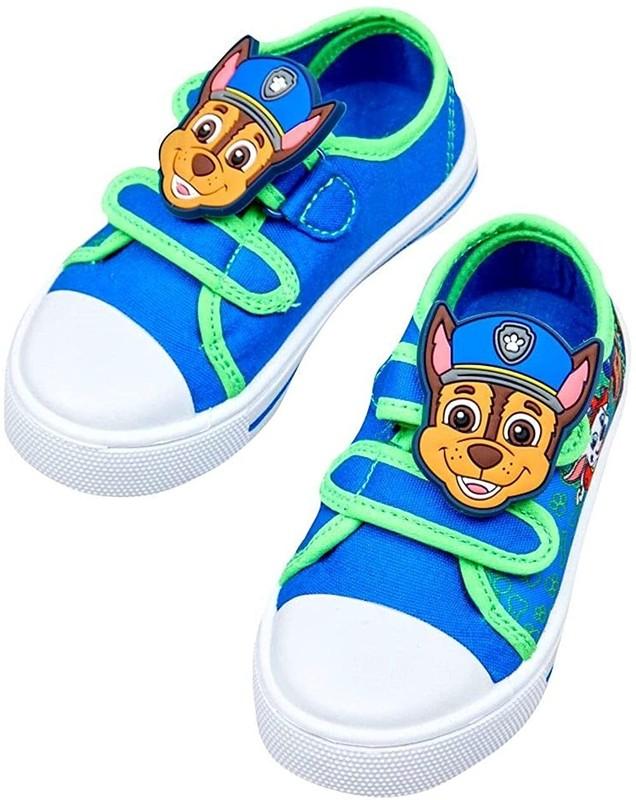 Childrens Boys Girls Paw Patrol Palau Canvas Shoes