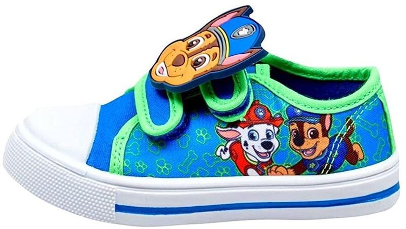 Childrens Boys Girls Paw Patrol Palau Canvas Shoes