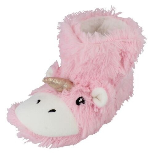 Childrens Spot On Unicorn Bootee Slippers - X2R111
