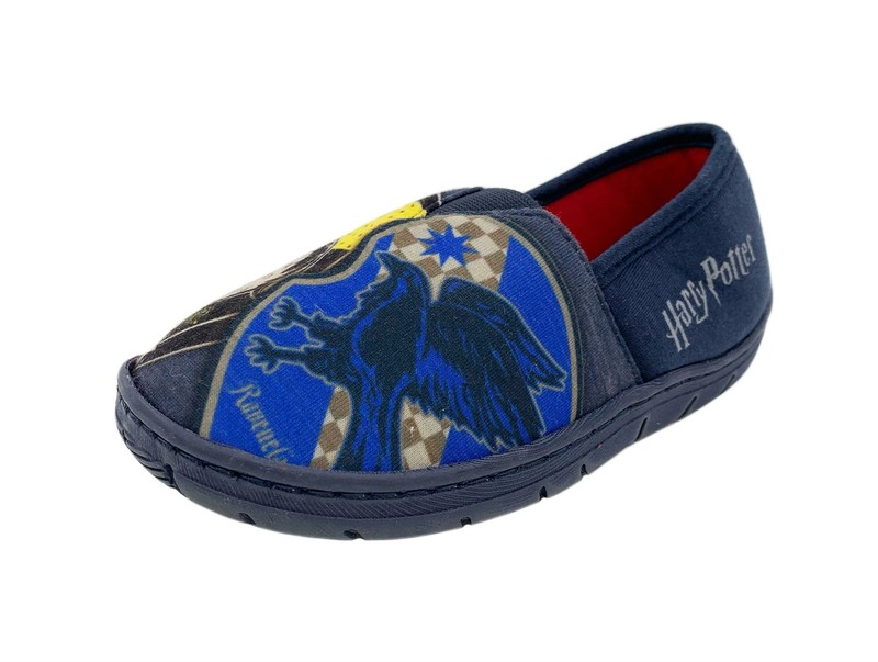 Childs Boys Girls Harry Potter House Crest Slippers