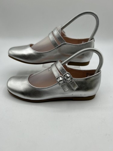 Christie & Jill CJ Dahlia 623-1020 Dress Girl's Sz 4M Silver Double Straps