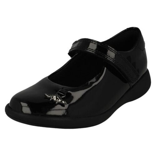Clarks Girl Dinosaur Detailed Mary Jane Style School Shoes - Etch Fun K