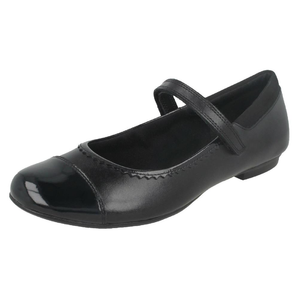 Clarks Girls Paint Reinforced Toe School Bootleg Shoes Tizz Ace