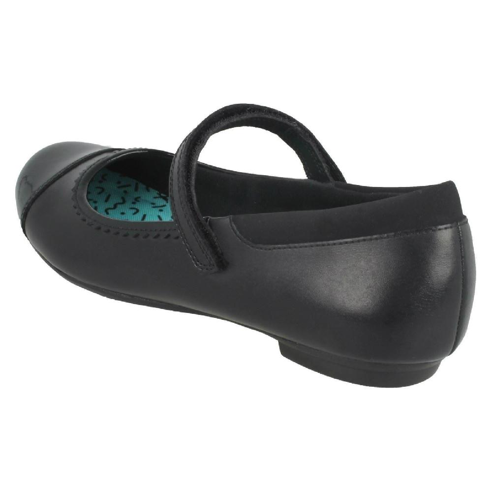 Clarks Girls Paint Reinforced Toe School Bootleg Shoes Tizz Ace