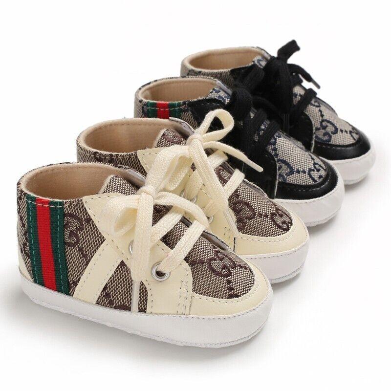 Classic Baby Boy Girl Crib Shoes Infant Sneakers Casual Shoes Newborn Baby Shoes