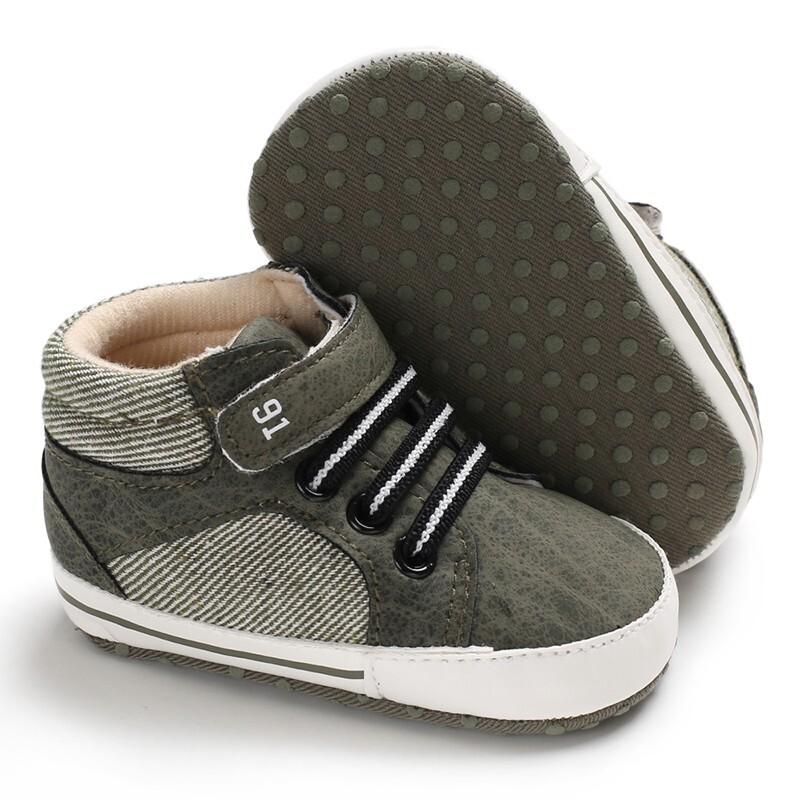 Classic Baby Boy Girl Crib Shoes Infant Sneakers Casual Shoes Newborn Baby Shoes