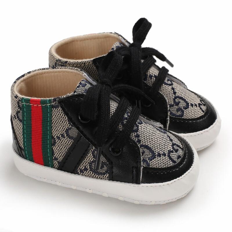 Classic Baby Boy Girl Crib Shoes Infant Sneakers Casual Shoes Newborn Baby Shoes