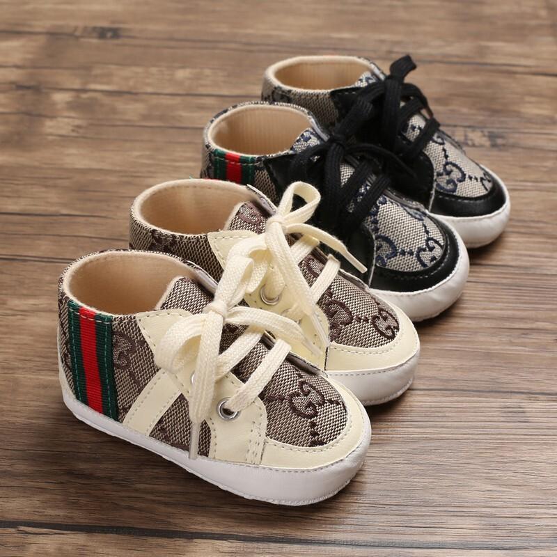 Classic Baby Boy Girl Crib Shoes Infant Sneakers Casual Shoes Newborn Baby Shoes