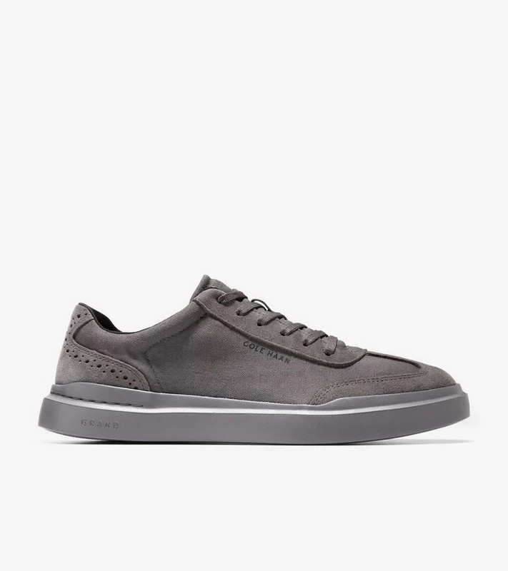 Cole Haan Men's GrandPrø Rally Canvas T-Toe Pavement/Tornado C38461 SZ 13M NEW