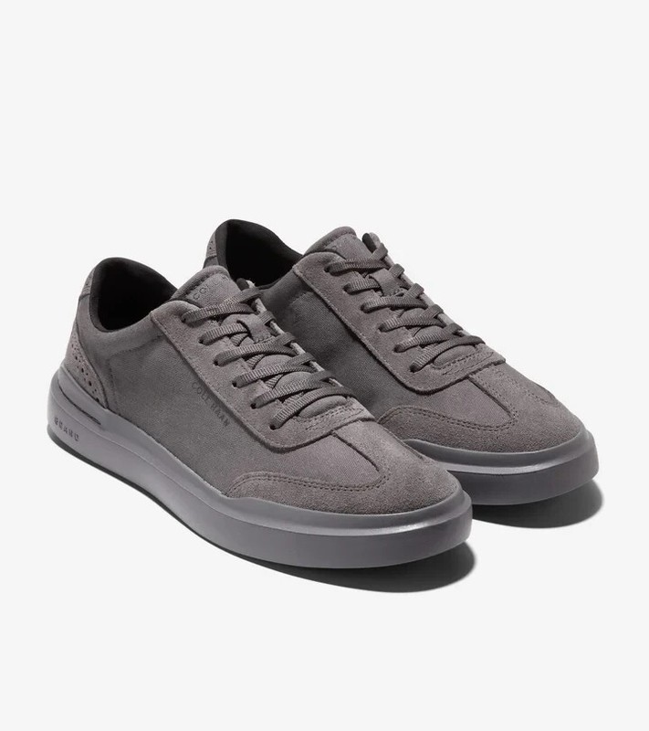 Cole Haan Men's GrandPrø Rally Canvas T-Toe Pavement/Tornado C38461 SZ 13M NEW