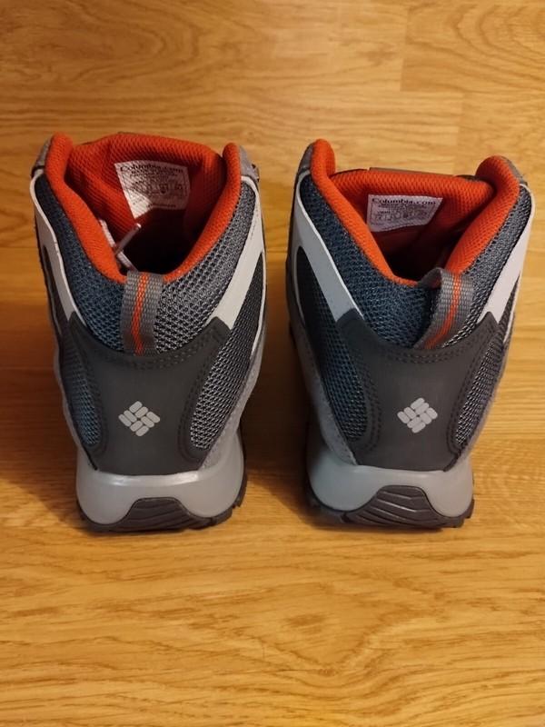 Columbia Crestwood Mid WP Waterproof Hiking Shoes Trail Boots Gray Womens Sz 7.5