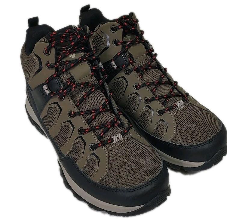 Columbia Granite Trail Mid WP Mens Hiking Boots Waterproof Mud/Black Sz. 12 NEW