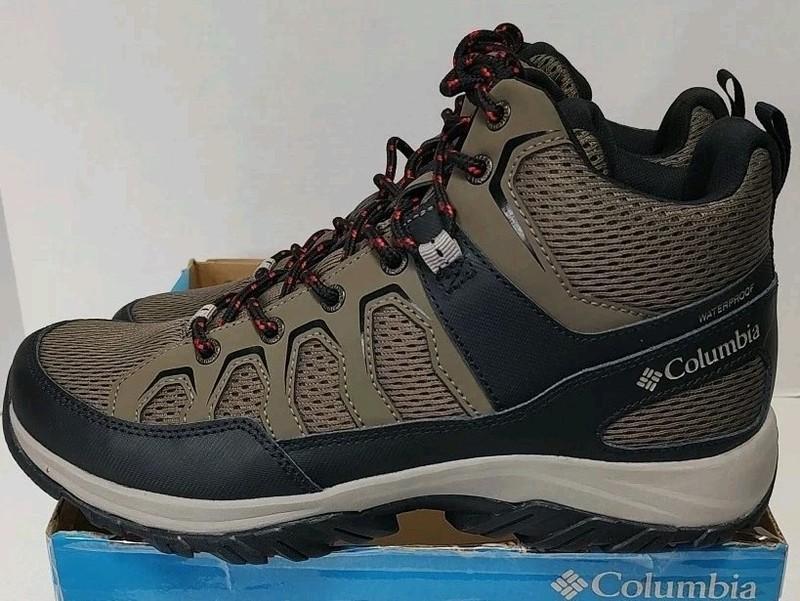 Columbia Granite Trail Mid WP Mens Hiking Boots Waterproof Mud/Black Sz. 12 NEW