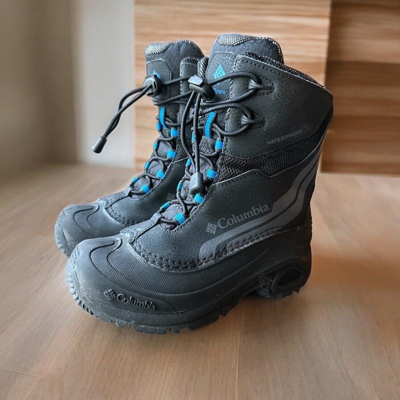 Columbia Waterproof Bugaboot IV Omni-Heat Winter Boots Boy Size 2 Black