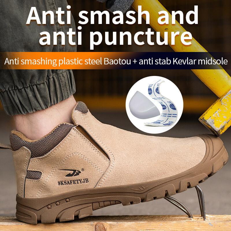 Composite Toe Working Boots Safety Boots Anti-Puncture Lightweight Work Shoes