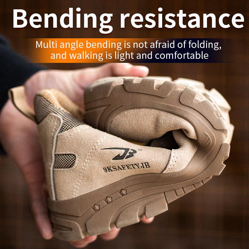 Composite Toe Working Boots Safety Boots Anti-Puncture Lightweight Work Shoes