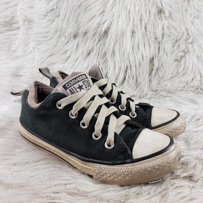 CONVERSE ALL STAR 643867F Black Sneakers Kids Size 12