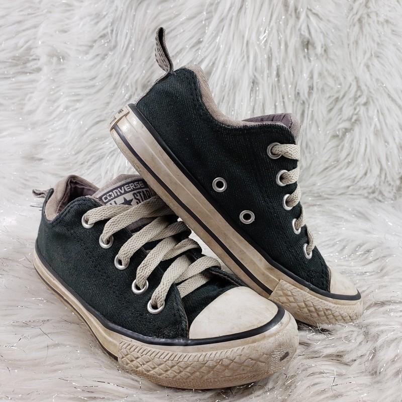 CONVERSE ALL STAR 643867F Black Sneakers Kids Size 12