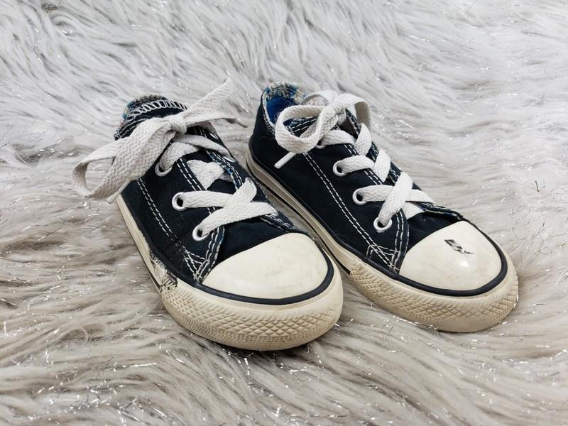 CONVERSE ALL STAR 751687F Black Infant Toddler Size 9