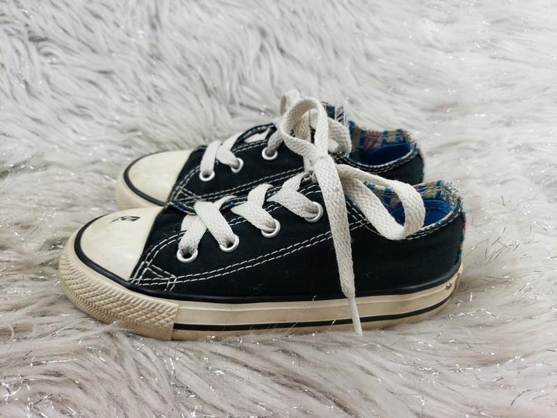 CONVERSE ALL STAR 751687F Black Infant Toddler Size 9
