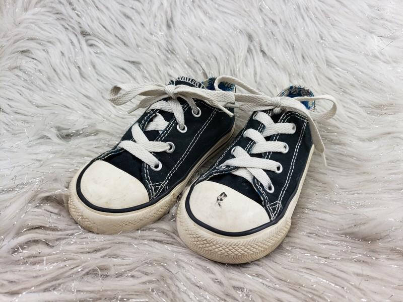 CONVERSE ALL STAR 751687F Black Infant Toddler Size 9