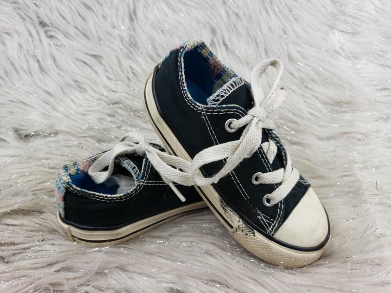 CONVERSE ALL STAR 751687F Black Infant Toddler Size 9
