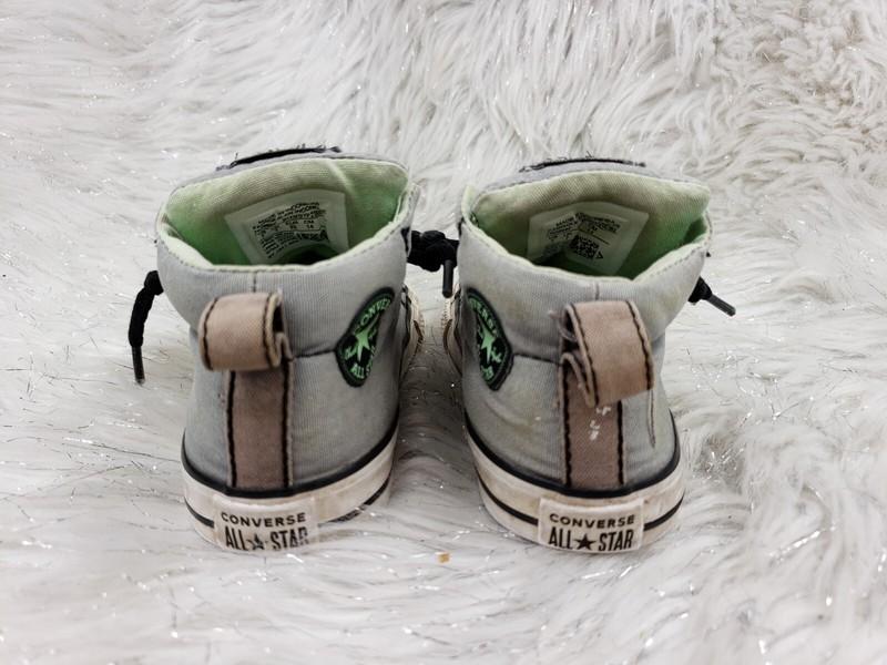 CONVERSE ALL STAR 760866F Chuck Taylors Gray Sneakers Infant Size US 7 EUR 23