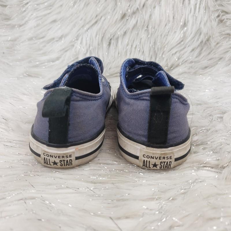 CONVERSE ALL STAR 761965F Blue Athletic Shoes Easy On Little Kids Sz US 9 EUR 25
