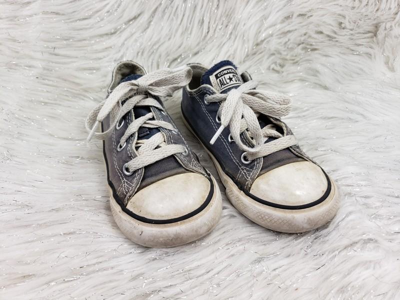 CONVERSE ALL STAR 7J237 Blue Toddler Kids Shoes Size US 9 EU 25