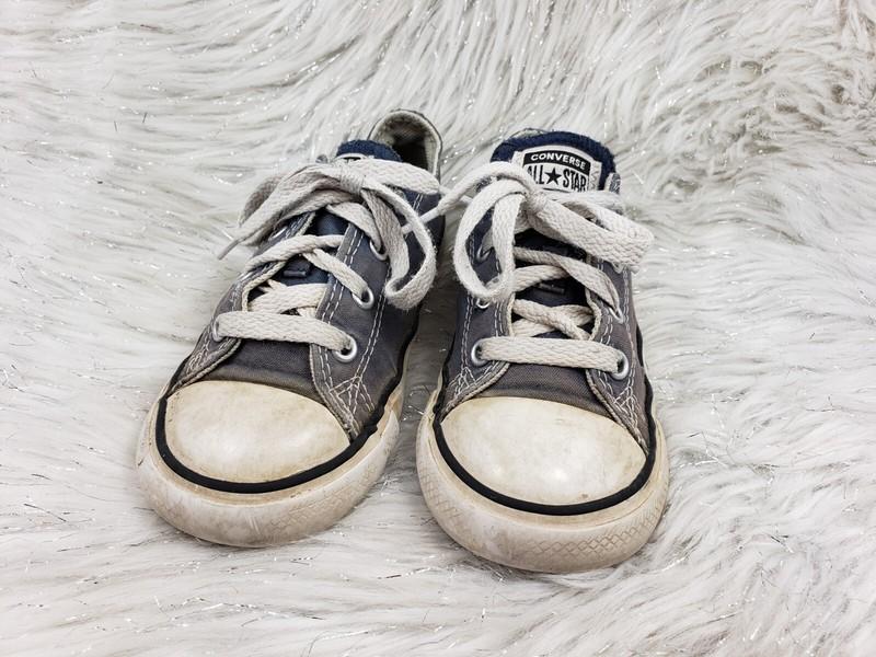 CONVERSE ALL STAR 7J237 Blue Toddler Kids Shoes Size US 9 EU 25