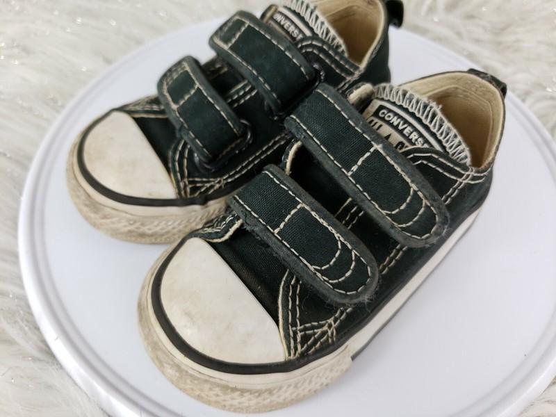 CONVERSE ALL STAR Baby Toddler Black Sneakers Shoes Size 5
