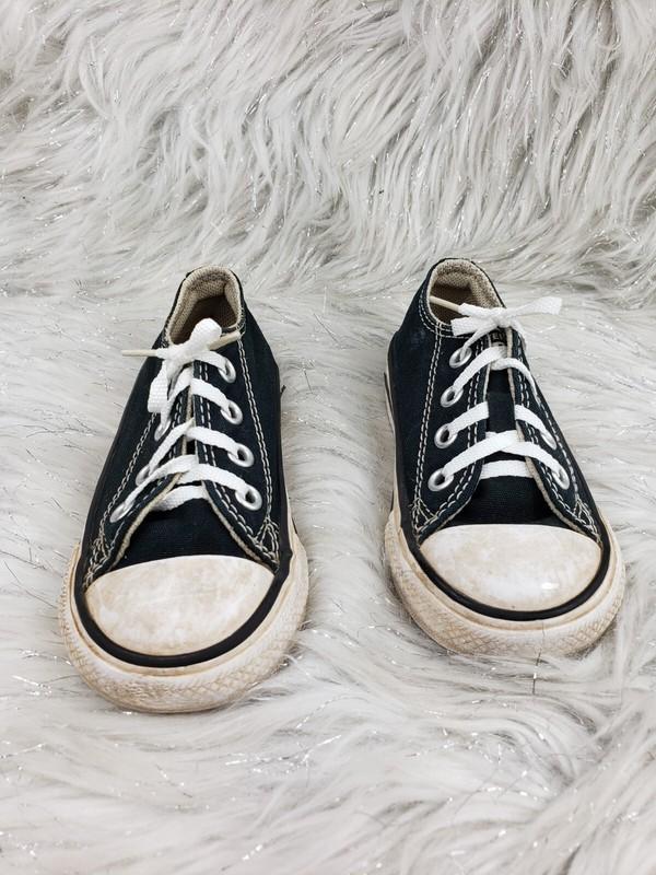 CONVERSE ALL STAR Black Sneakers 7J235 Infant Size US 5 EUR 21