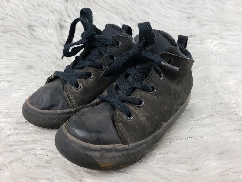 CONVERSE ALL STAR Chuck Taylor 758100C Black Sneakers Infants Size 9 / 25