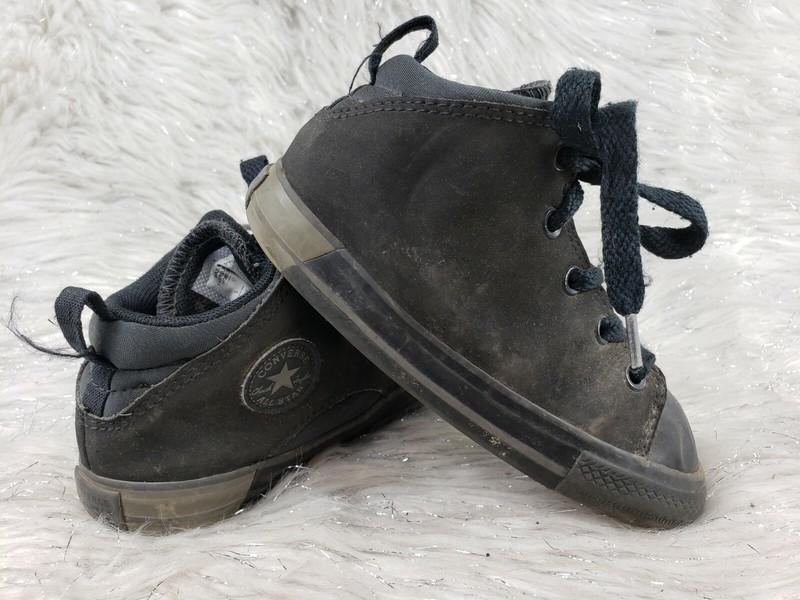 CONVERSE ALL STAR Chuck Taylor 758100C Black Sneakers Infants Size 9 / 25
