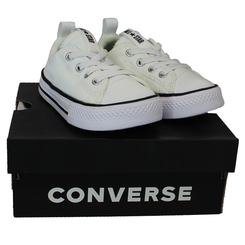 Converse All Star Chuck Taylor Children's Sneakers Boys Slip On Trainers White