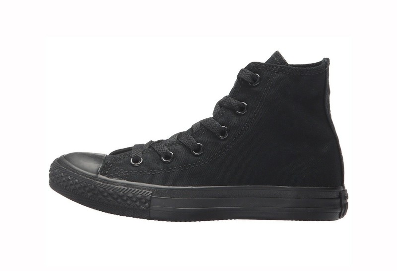 CONVERSE All Star Chuck Taylor Hi Top Black Mono Little Kids Boys Shoes 3S121
