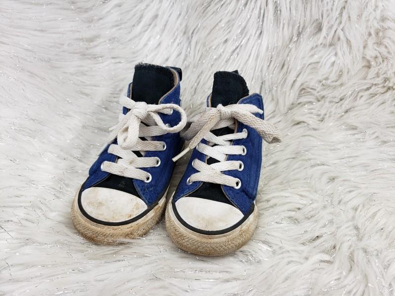 CONVERSE ALL STAR Chuck Taylors Blue Sneakers Toddler Size US 6 EUR 22