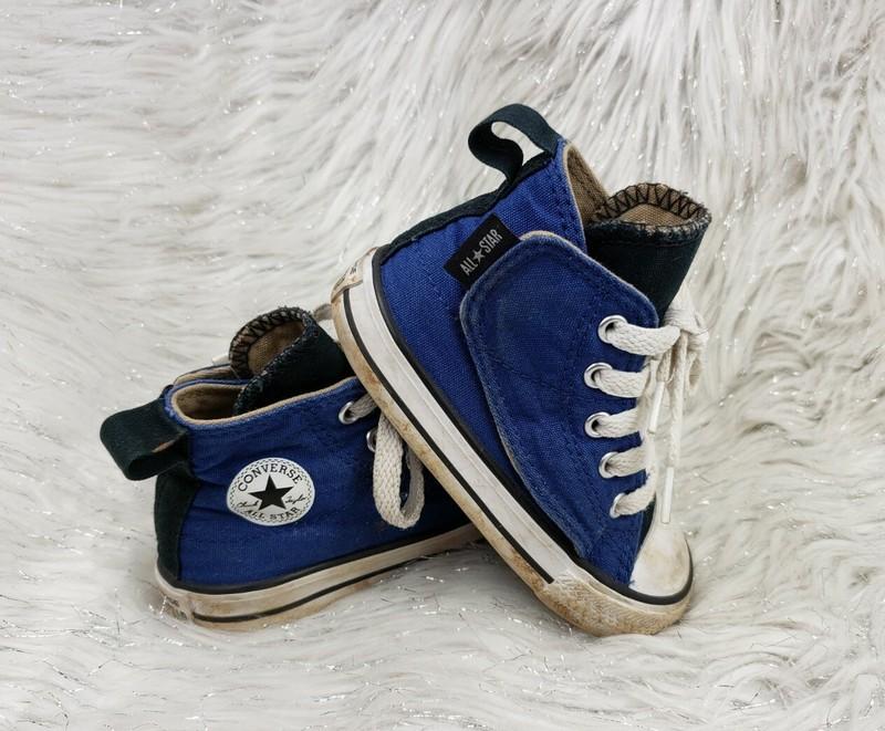 CONVERSE ALL STAR Chuck Taylors Blue Sneakers Toddler Size US 6 EUR 22