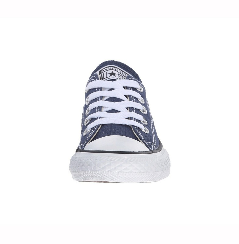 CONVERSE All Star Low Navy Blue Shoes Chucks Little Boys Girls Size 2.5 3J237